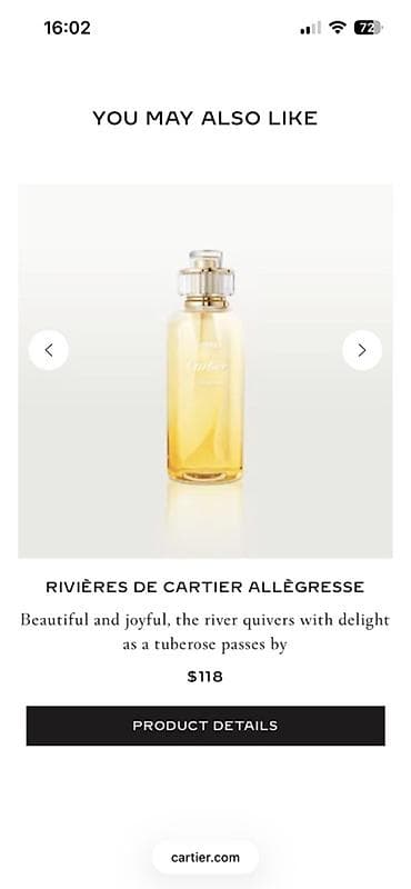 armani code: Rivières de Cartier Luxuriance — изысканная парфюмерная вода из — 3