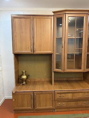 Шкафы: Стенка-шкаф, Тип стенки-шкафа: Модульная, Для зала, Б/у — 2