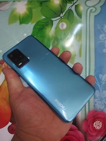 mf 3010: Realme 8, 64 ГБ, цвет - Голубой, 2 SIM — 1