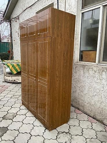 мебель сср: Шкаф для одежды, Б/у, Прямой, ЛДСП — 2