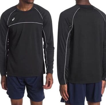 шорты белые: ASICS. Джерси с длинными рукавами Conform. Контрастная строчка на этом — 2