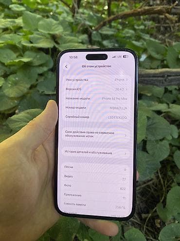 iphone 12 pro max: IPhone 14 Pro Max, Б/у, 256 ГБ, Black Titanium, Защитное стекло, Чехол, Кабель, 82 % — 2