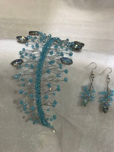 свадебная диадема: Свадебный аксессуар, Свадебная диадема, тиара, Новый, цвет - Серебристый — 3