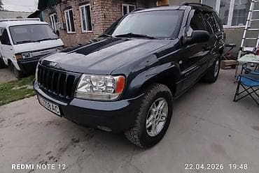 Jeep Grand Cherokee: 2002 г., 4 л, Автомат, Бензин, Внедорожник