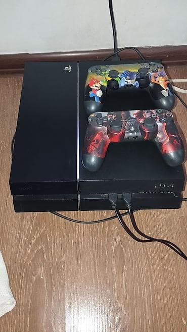 32 дюйм: Игровая приставка Sony PlayStation 4 Fat Прошитая+ Жосский диск — 3