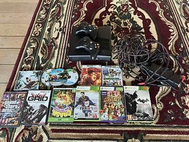 cpu cooler: Xbox 360 (Slim) с комплектом игр и аксессуаров. В комплекте: - — 1