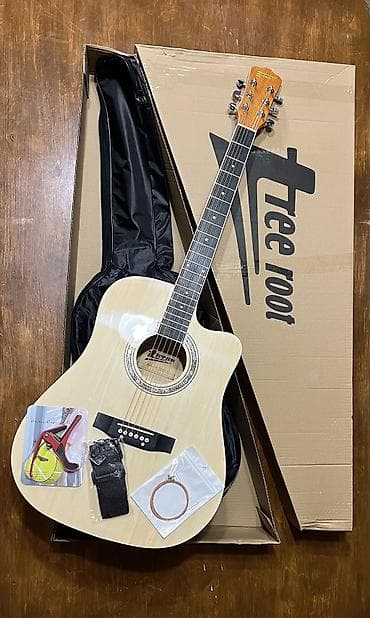 Акустическая гитара 41" tree root 401-N с вырезом (cutaway), окраска