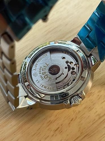 мужской пиджак купить: TISSOT мужские часы Powermatic Autoquartz 17 Jewels на браслете, белый — 2