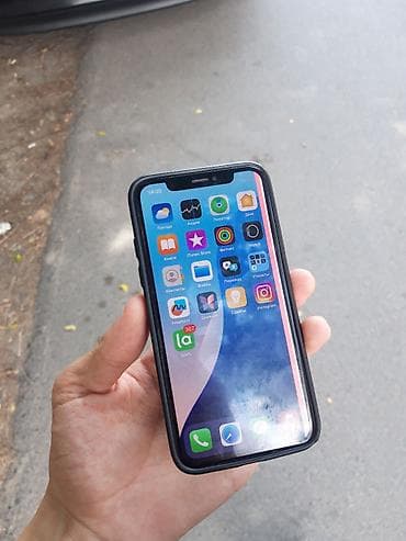 poco m: IPhone Xs, Б/у, 64 ГБ, Черный, Чехол — 1