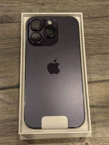техно пова 5 цена в бишкеке: IPhone 14 Pro, 256 ГБ, Deep Purple, Защитное стекло, Чехол, Кабель, 79 % — 1