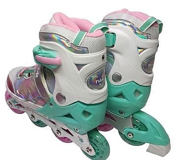Спорт и отдых: Новые детские раздвижные роликовые коньки + защитный комплект - Тип — 3