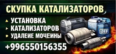Сервис по работе с выхлопными системами и SCR: - Скупка катализаторов