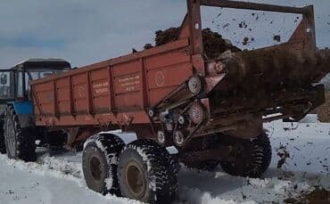 Услуга НАВОЗНИКА ))) Вес 12тоннзагрузим и раскидаем на поле!Доставка
