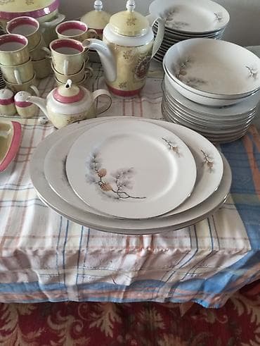 посуда лфз: Большой набор столовой и чайной посуды из фарфора. Состав и — 1