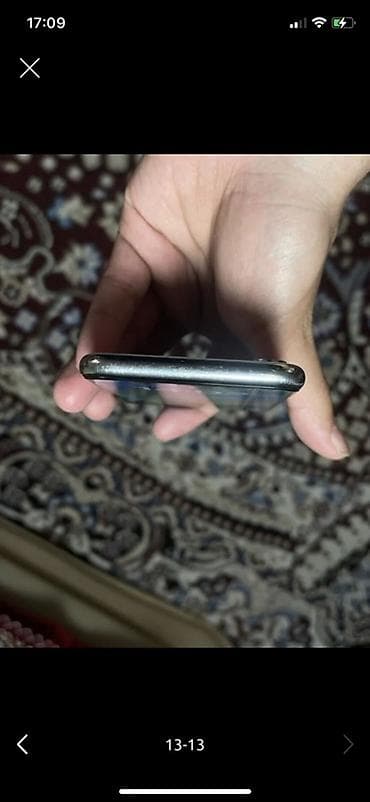 iphone xс: IPhone X, Б/у, 64 ГБ, Серебристый, Чехол — 10
