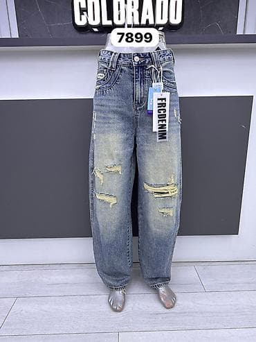 клёш штаны: Женские джинсы широкого кроя с высокой посадкой от Colorado Jeans. - — 1