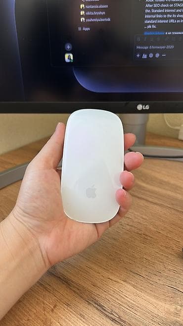 Apple Magic Mouse (белая, мультисенсорная) - Беспроводная мышь Apple