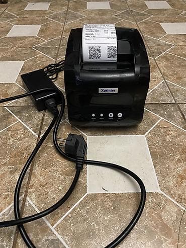 Термальный принтер штрих‑кодов Xprinter XP‑365B Подойдет для
