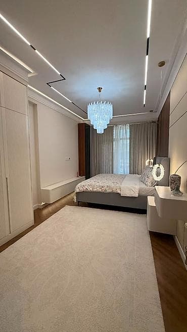 Недвижимость: 3 комнаты, 114 м², Элитка, Асанбай мкр Элитка, 6 этаж, Евроремонт — 8