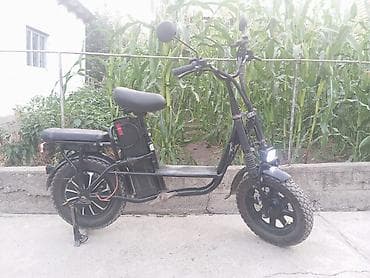 скутер бишкек: Электроскутер с посадкой «мопед» - Электропривод на заднем колесе — 1