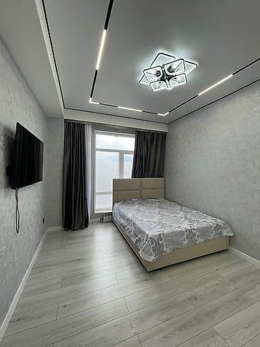 квартиы: 1 комната, 36 м², Элитка, Джал мкр (в т.ч. Верхний, Нижний, Средний) Элитка, 4 этаж, Евроремонт — 8