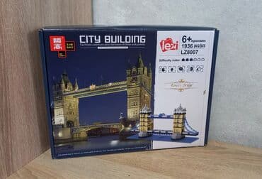 развивающий: Конструктор из серии Архитектура "Лондонский мост" 💥 1936 мини деталей — 3