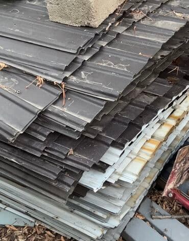 Рубероид: Куплю профнастил металлочерепица лист оценковка Б/У В ЛЮБОМ КОЛИЧЕСТВЕ — 4