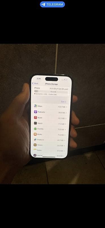 Техника и электроника: IPhone 14 Pro (цвет: чёрный/Space Black) 128 гб 📱 Состояние полностью — 7