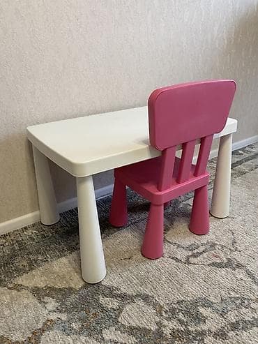 стол детский икеа: Детский комплект стол+стул IKEA Маммут - Набор для ребенка — 2