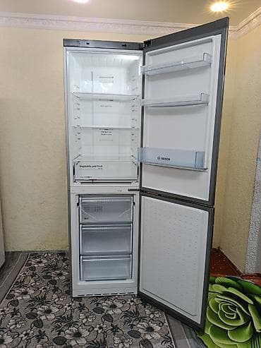 Тиричилик техникасы: Муздаткыч Bosch, Колдонулган, Эки камералуу, Total no frost, 60 * 200 * 60 — 6