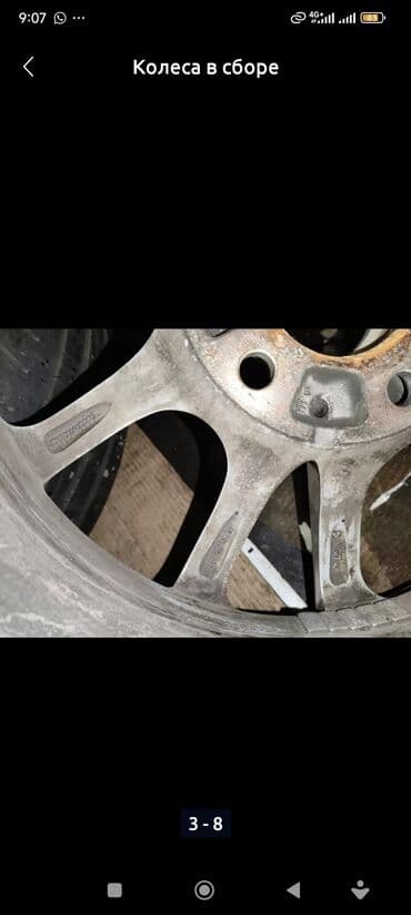 шины оптом бу: Дөңгөлөктөр монтажда 205 / 60 / R 16, Жай, Колдонулган, Комплект, Жеңил унаалар, Куйма, тешиктери - 5 — 6