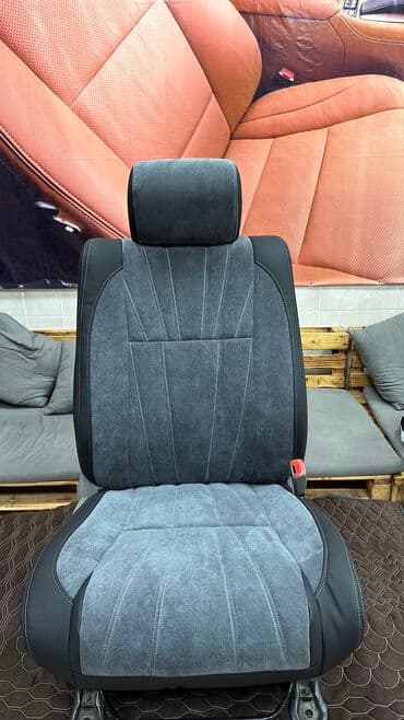 чехол кресло: Чехлы Экокожа, С подушкой, цвет - Черный, Toyota, Новый, Самовывоз — 4