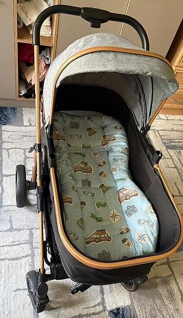 Коляски: Детская коляска-люлька для новорождённого - Просторная люлька с — 4