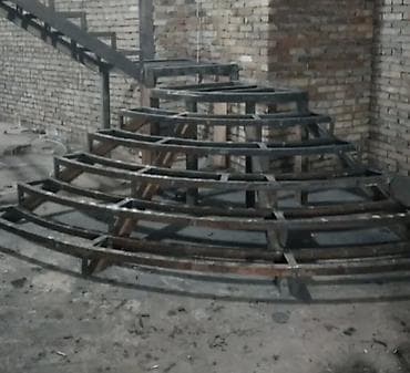 Металлическая лестница Наружные, Бесплатная консультация, Форма лестницы: Прямая, Стиль: Классический