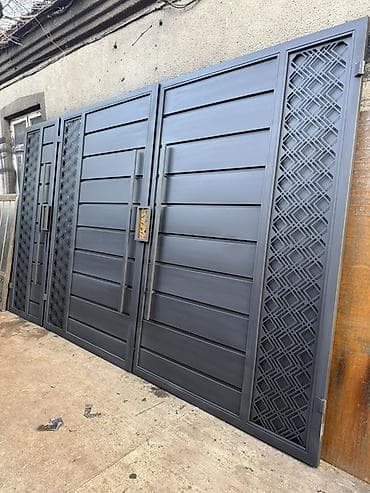 Распашные ворота: Металлические ворота и калитки премиум‑класса - Материал: сталь с — 2