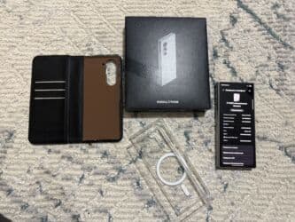 самсунг z fold 4: Samsung Galaxy Z Fold 6, Колдонулган, 256 ГБ, түсү - Күмүш, 2 SIM, eSIM — 3