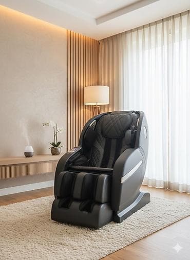 Массажное кресло, Б/у, Самовывоз, Платная доставка, цвет - Черный