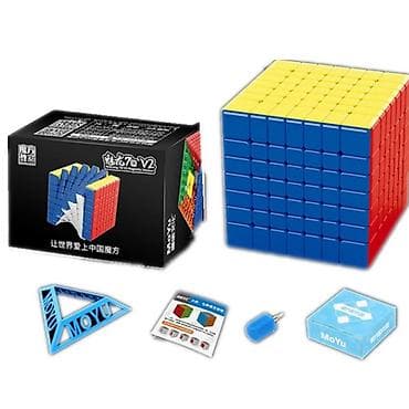 Игрушки: Детские игрушки, головоломка | кубик Рубика 7x7 магнитный MoYu 7x7x7 — 4