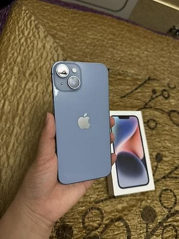 iphone 15 128gb: IPhone 14, Б/у, 128 ГБ, Голубой, Коробка, 85 % — 2
