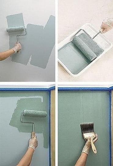 обои работа: Покраска побелка стены потолков как в эдель всего доэмульсионной — 1
