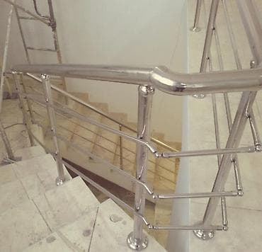 Типография үчүн жабдуулар: Перила Ограждения нержавейка хром Ограждения для лестниц из — 3