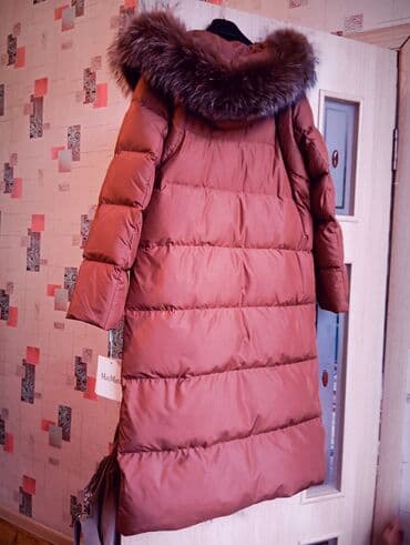 купить женский пуховик большого размера: Пуховик, Длинная модель, Стеганый, M — 3