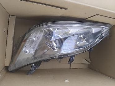 лампа с лупой: Передняя левая фара Lexus 2010 г., Б/у, Оригинал, Япония — 5