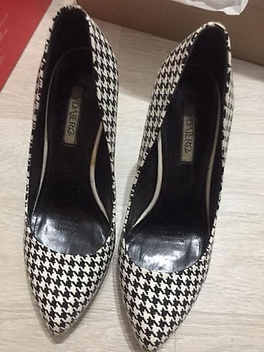 foot patch: Туфли-лодочки YDAJERO в классическом принте «гусиная лапка». - Цвет — 3