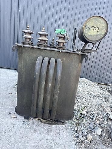 понижающий: Трёхфазный силовой трансформатор ТСМА-67/10 (СНХ БССР, МЗ, 1987 г.) — 1