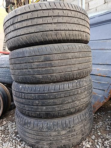 портер рама: Шины 215 / 55 / R 17, Лето, Б/у, Комплект, Легковые — 1