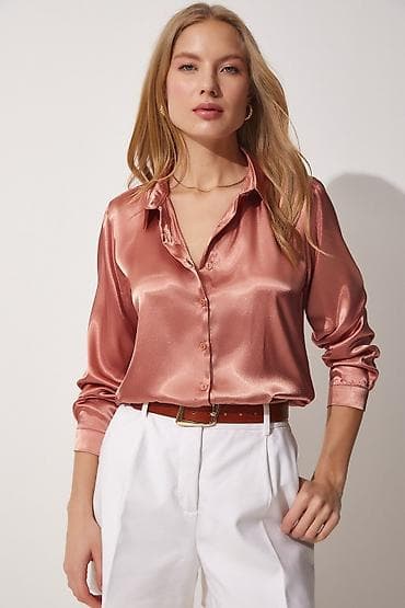 Блузки: В наличии и на заказ со Стамбула Стильные Атласные блузки Размеры — 8