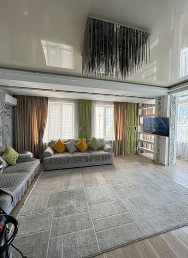 ул баканбаева 5 7 дома: 3 комнаты, 82 м², Элитка, 5 этаж, Евроремонт — 1