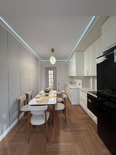discovery studio: 3 комнаты, 105 м², Асанбай мкр Элитка, 9 этаж, Дизайнерский ремонт — 7
