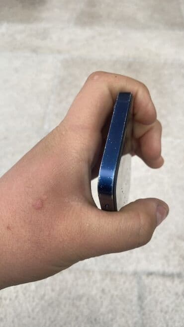 iphone бу: IPhone 12 mini, Б/у, 64 ГБ, Синий, Чехол, 80 % — 4